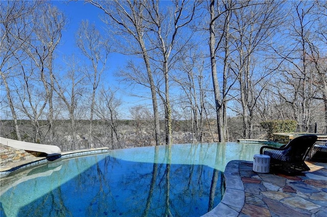 pool featuring a water slide