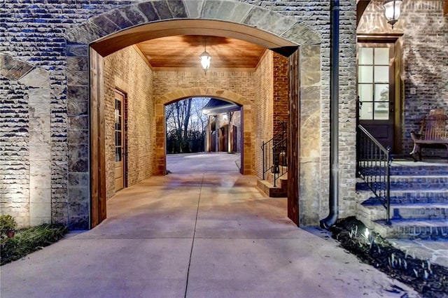 entrance to property with concrete driveway