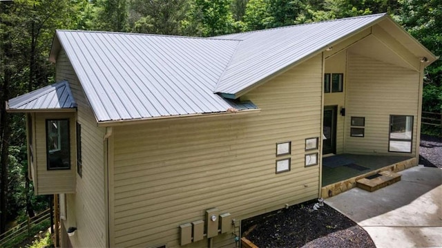 10323 Grassy Mountain Rd, Ellijay, GA 30540 - view of side of property with a metal roof