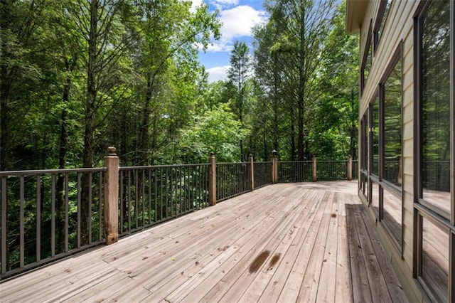 10323 Grassy Mountain Rd, Ellijay, GA 30540 - view of wooden terrace