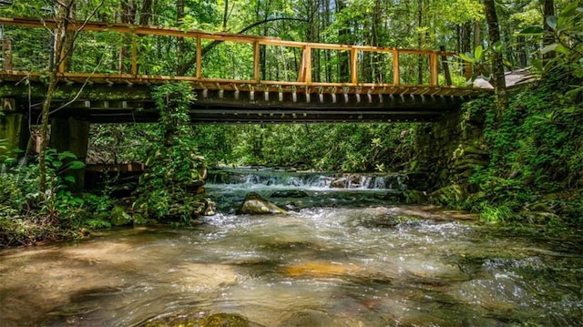 10323 Grassy Mountain Rd, Ellijay, GA 30540 - view of patio / terrace featuring a forest view