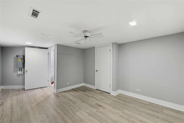10323 Grassy Mountain Rd, Ellijay, GA 30540 - finished basement featuring light wood-style flooring and ceiling fan