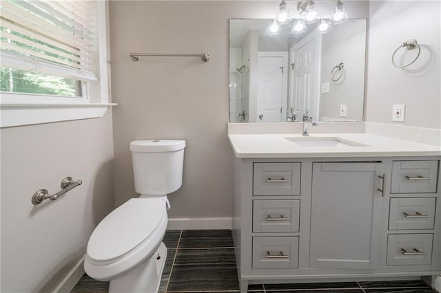 10150 Puckett St, Covington, GA 30014 - full bath with vanity, a shower, and tile patterned flooring