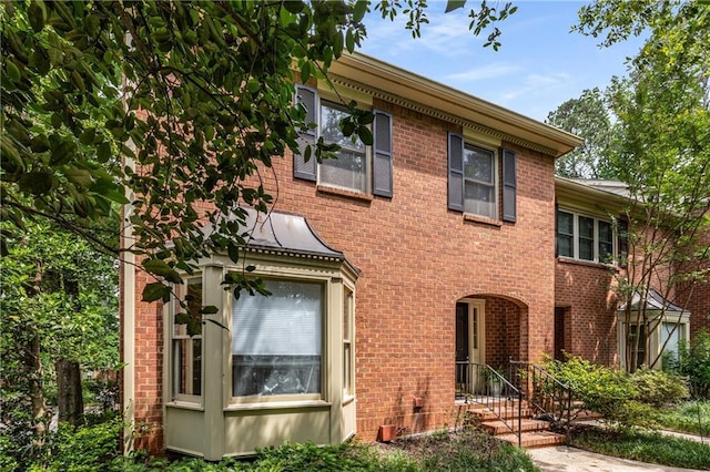 1341 Sheffield Glen Way NE, Atlanta, GA 30329 - view of front of home with brick siding