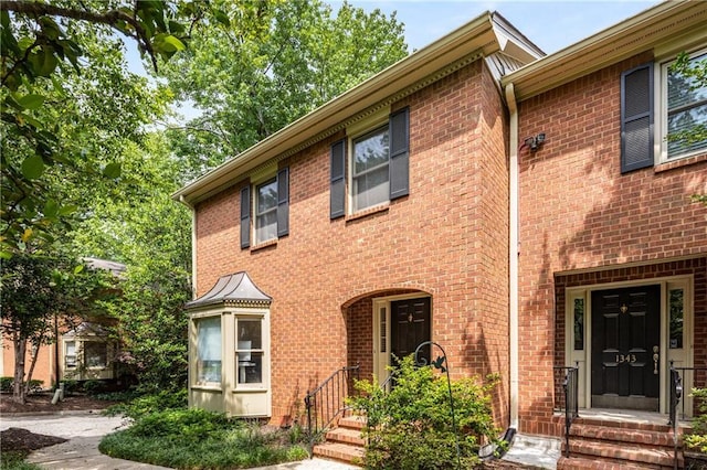 1341 Sheffield Glen Way NE, Atlanta, GA 30329 - view of front facade featuring brick siding