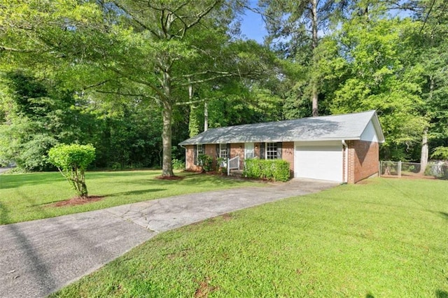 6671 Gano Dr, Riverdale, GA 30274 - single story home with brick siding, concrete driveway, and a garage