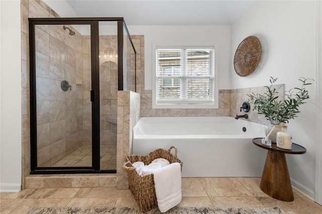 2680 Augeron Ct, Alpharetta, GA 30004 - bathroom with a bath and a shower stall