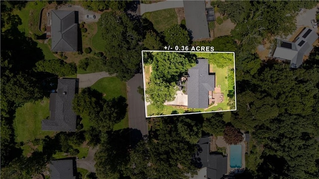 650 Crestview Ter, Gainesville, GA 30501 - aerial overview of property's location with property boundaries highlighted