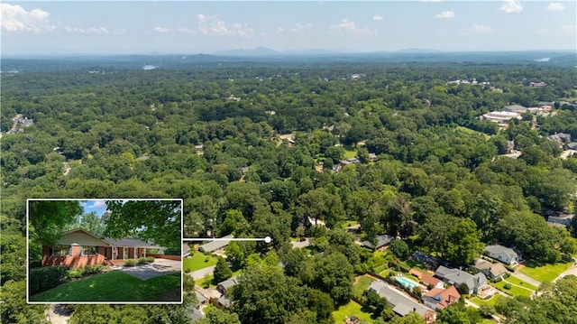 650 Crestview Ter, Gainesville, GA 30501 - aerial view of property's location with property parcel outlined