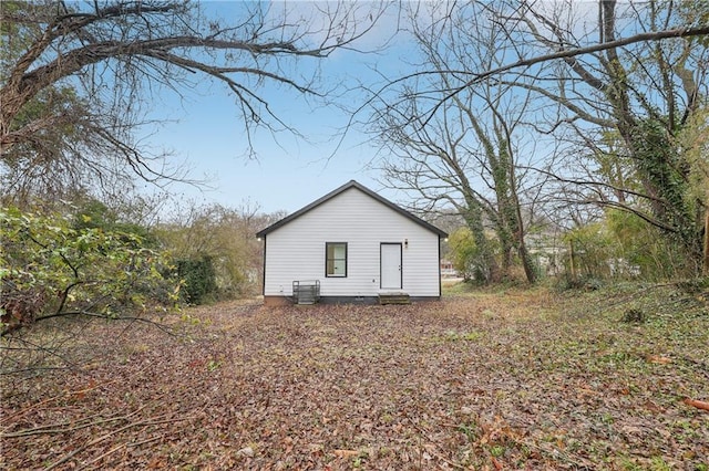 view of home's exterior featuring cooling unit