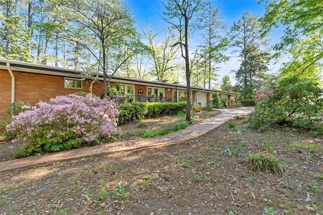 view of back of property