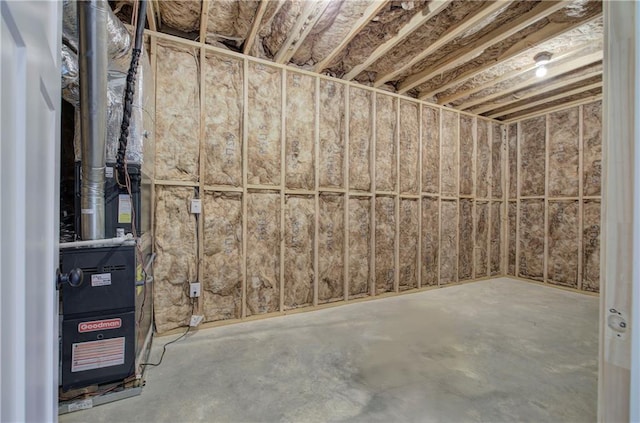 311 Arbor Cir, Rockmart, GA 30153 - unfinished basement with heating unit