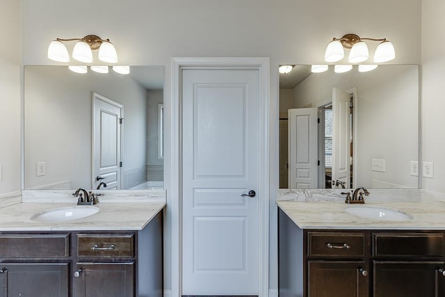 6206 Little Cove Dr, Flowery Branch, GA 30542 - bathroom featuring vanity