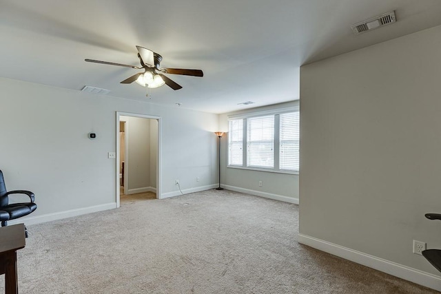 6206 Little Cove Dr, Flowery Branch, GA 30542 - carpeted spare room featuring ceiling fan and baseboards