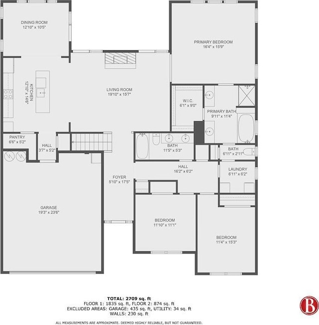 6206 Little Cove Dr, Flowery Branch, GA 30542 - view of property floor plan