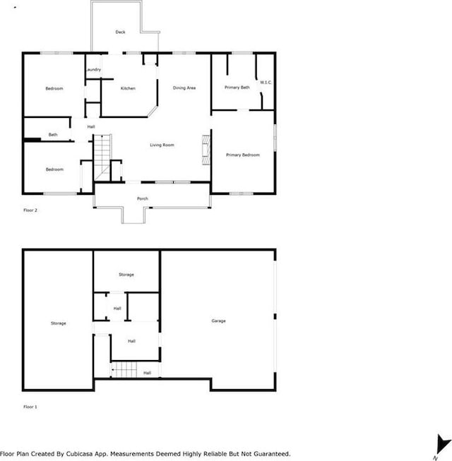 80 Jacob Trl, Rockmart, GA 30153 - view of floor plan / room layout