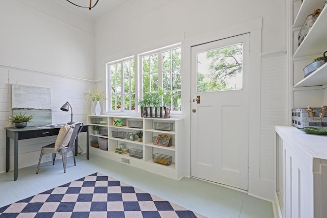 view of doorway to outside