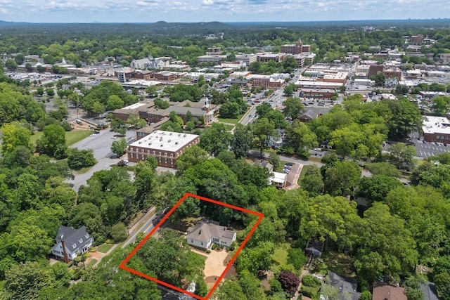 view of property location with property parcel outlined