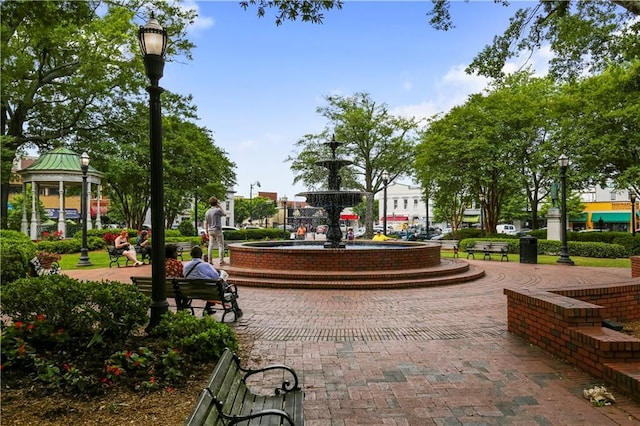 view of home's community with a gazebo