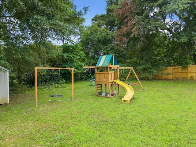 3625 Wapakonata Trl, Bethlehem, GA 30620 - view of jungle gym