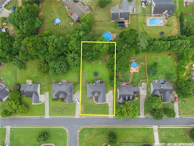 3625 Wapakonata Trl, Bethlehem, GA 30620 - aerial view of residential area featuring property boundaries highlighted