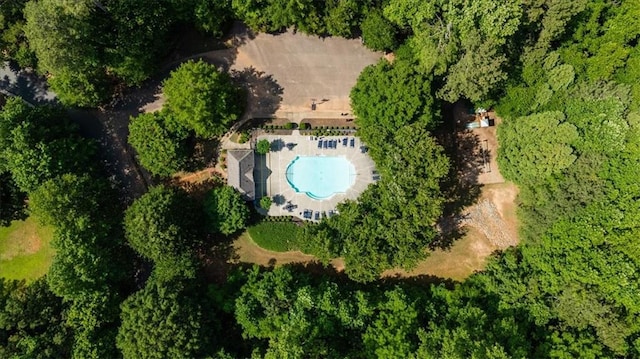 1274 Cotton Gin Dr, Powder Springs, GA 30127 - drone / aerial view of a pool area