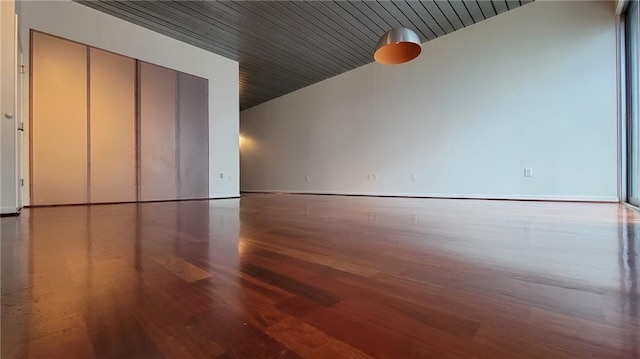 620 Glen Iris Dr NE Unit 321, Atlanta, GA 30308 - spare room with wood finished floors and wood ceiling