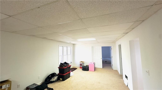 4569 Campenille Trce, Suwanee, GA 30024 - interior space featuring a drop ceiling and carpet
