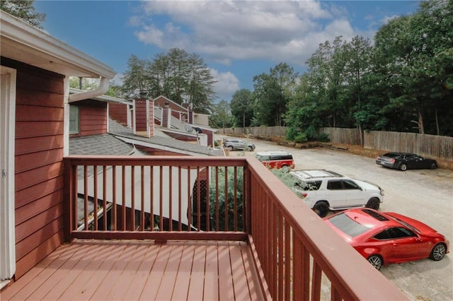 view of deck