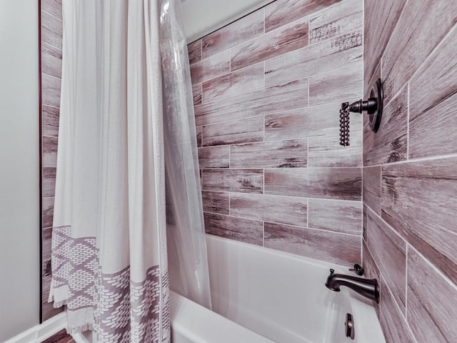 464 Mason Dr, Canton, GA 30115 - full bathroom with shower / bath combination with curtain