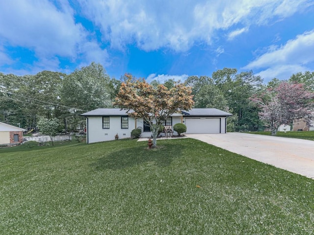464 Mason Dr, Canton, GA 30115 - view of front facade with driveway, a front lawn, and an attached garage