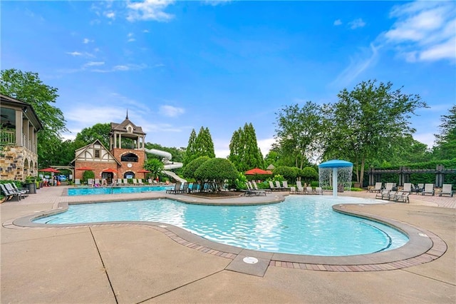 2317 Whiting Bay Cts NW, Kennesaw, GA 30152 - community pool featuring a patio