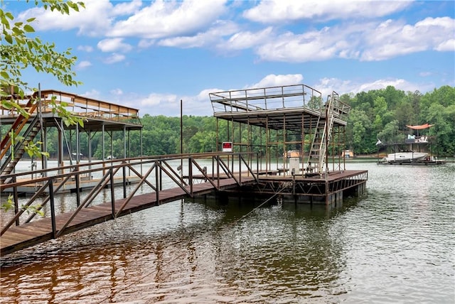 455 Sams Rd, Dawsonville, GA 30534 - dock featuring a water view