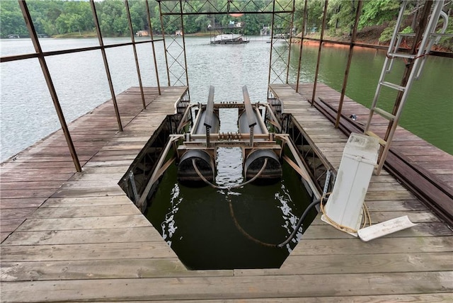 455 Sams Rd, Dawsonville, GA 30534 - dock area with a water view