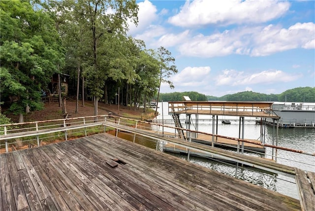 455 Sams Rd, Dawsonville, GA 30534 - dock area with a water view and boat lift