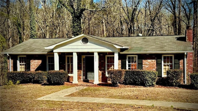 view of front of property