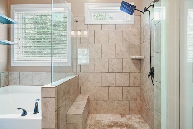 23 Durana Ct, Dallas, GA 30132 - full bath featuring a bath and tiled shower