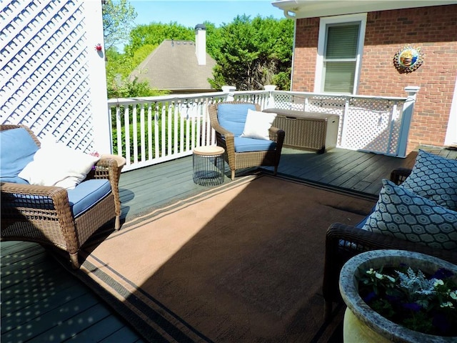 view of deck