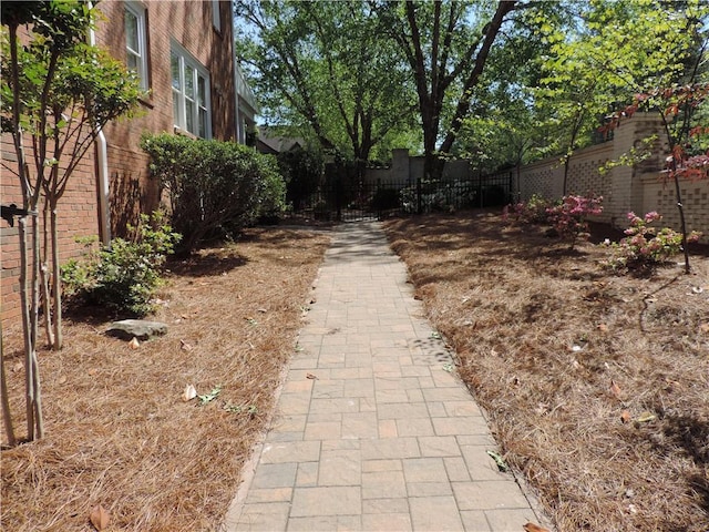 exterior space with fence