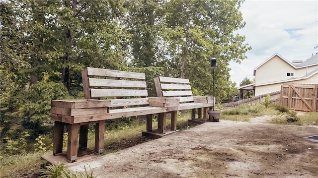 surrounding community with fence