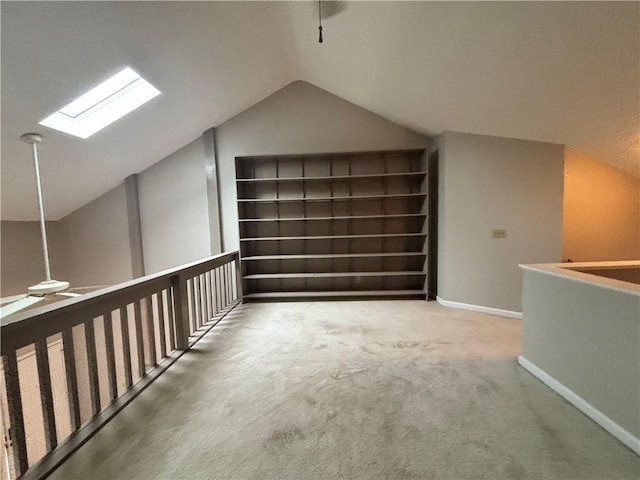 1822 Commonwealth Dr, Woodstock, GA 30188 - bonus room with lofted ceiling, carpet floors, baseboards, and a ceiling fan
