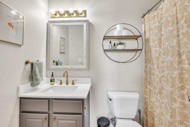 2780 Matlin Way, Buford, GA 30519 - full bath featuring toilet, vanity, and curtained shower