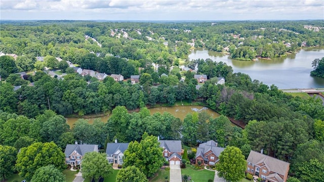 1775 Porterton Way, Cumming, GA 30041 - aerial view of property and surrounding area featuring a nearby body of water and nearby suburban area