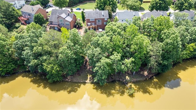 1775 Porterton Way, Cumming, GA 30041 - aerial perspective of suburban area with a nearby body of water and a tree filled landscape