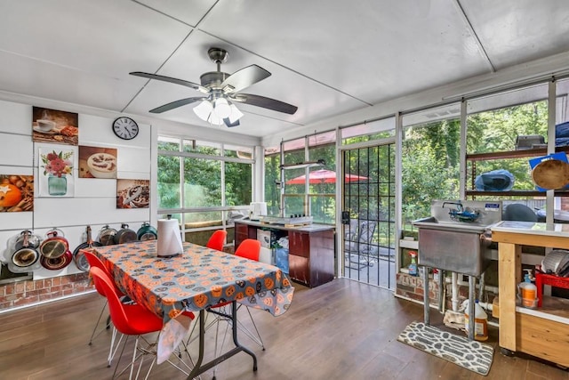2648 Oswood Dr, Tucker, GA 30084 - sunroom / solarium featuring wood finished floors