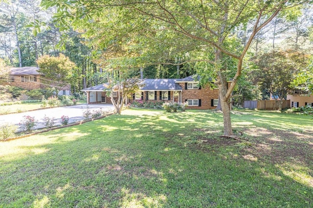 2648 Oswood Dr, Tucker, GA 30084 - view of front of home featuring driveway and brick siding