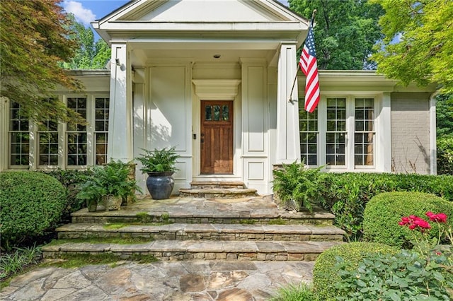 view of entrance to property