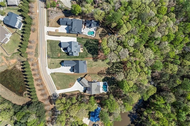 6238 Mount Salem Cir, Flowery Branch, GA 30542 - aerial view of property's location featuring a pool