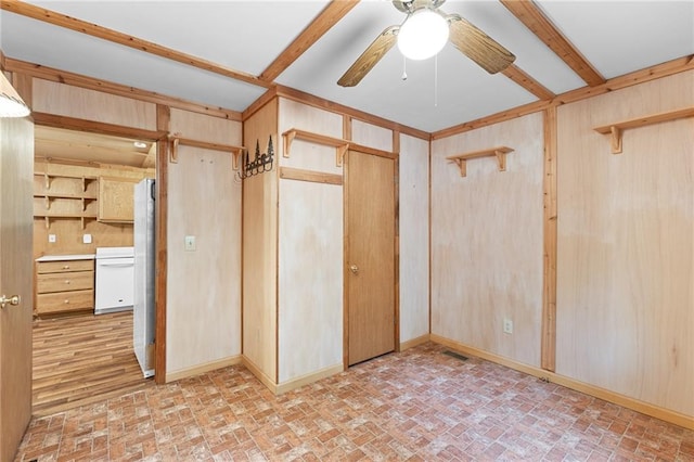 interior space with brick patterned floor