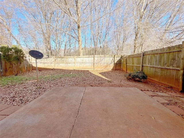 view of yard featuring a patio